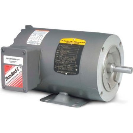 BALDOR-RELIANCE Baldor-Reliance Motor CNM3539, .5HP, 1150RPM, 3PH, 60HZ, 56C, 3524M, TENV, F1 CNM3539